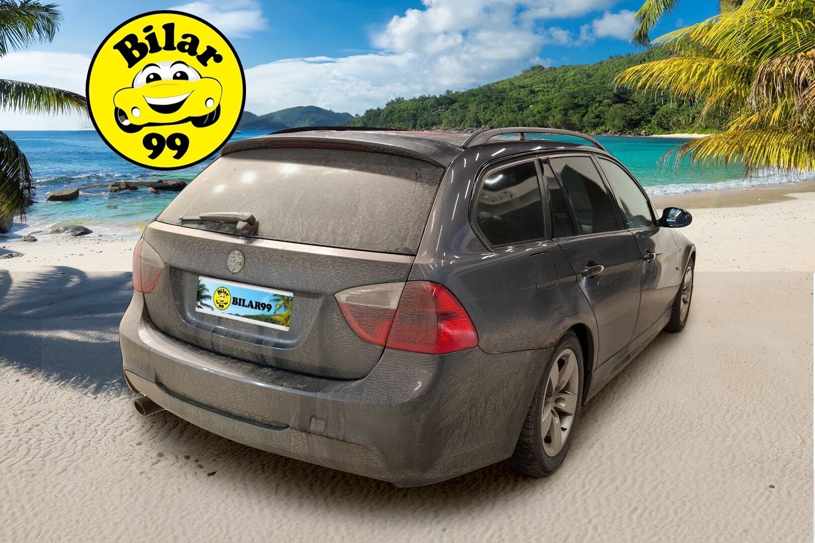 BMW 320 2007 E91 Touring Business M-Sport / Xenon / Panorama / Sport-penkit / 2x vanteet - Kangas-alcantara / Juuri katsastettu ja huollettu! - HULLUT VÄLIPÄIVÄT KORKOTARJOUS 2,49%