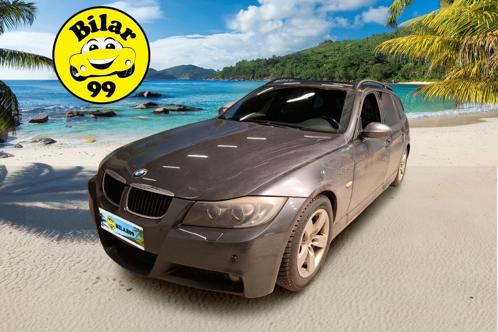 BMW 320 2007 E91 Touring Business M-Sport / Xenon / Panorama / Sport-penkit / 2x vanteet - Kangas-alcantara / Juuri katsastettu ja huollettu! - HULLUT VÄLIPÄIVÄT KORKOTARJOUS 2,49%