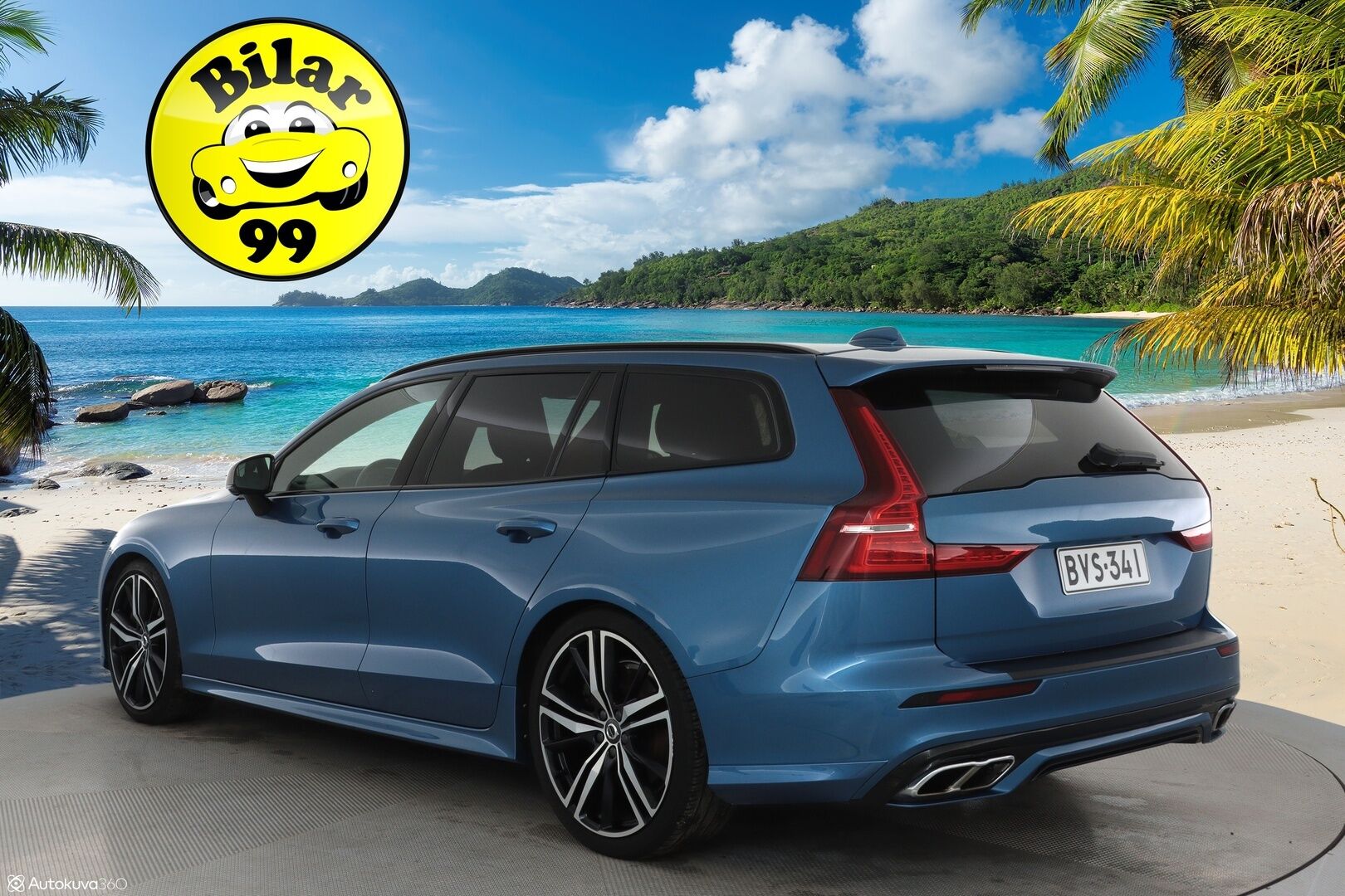Volvo V60 2019 T5 Business R-Design aut Polestar **HUD / Panorama / B&W / Webasto / 360 Kamera / Muistipenkki / Adapt. vakkari** - 3,99 % KORKOTARJOUS TÄHÄN AUTOON - Suomi-auto / Merkkihuollettu 