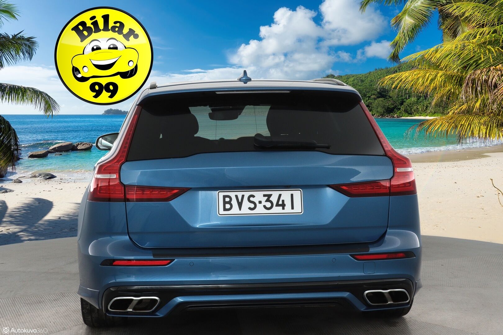 Volvo V60 2019 T5 Business R-Design aut Polestar **HUD / Panorama / B&W / Webasto / 360 Kamera / Muistipenkki / Adapt. vakkari** - 3,99 % KORKOTARJOUS TÄHÄN AUTOON - Suomi-auto / Merkkihuollettu 