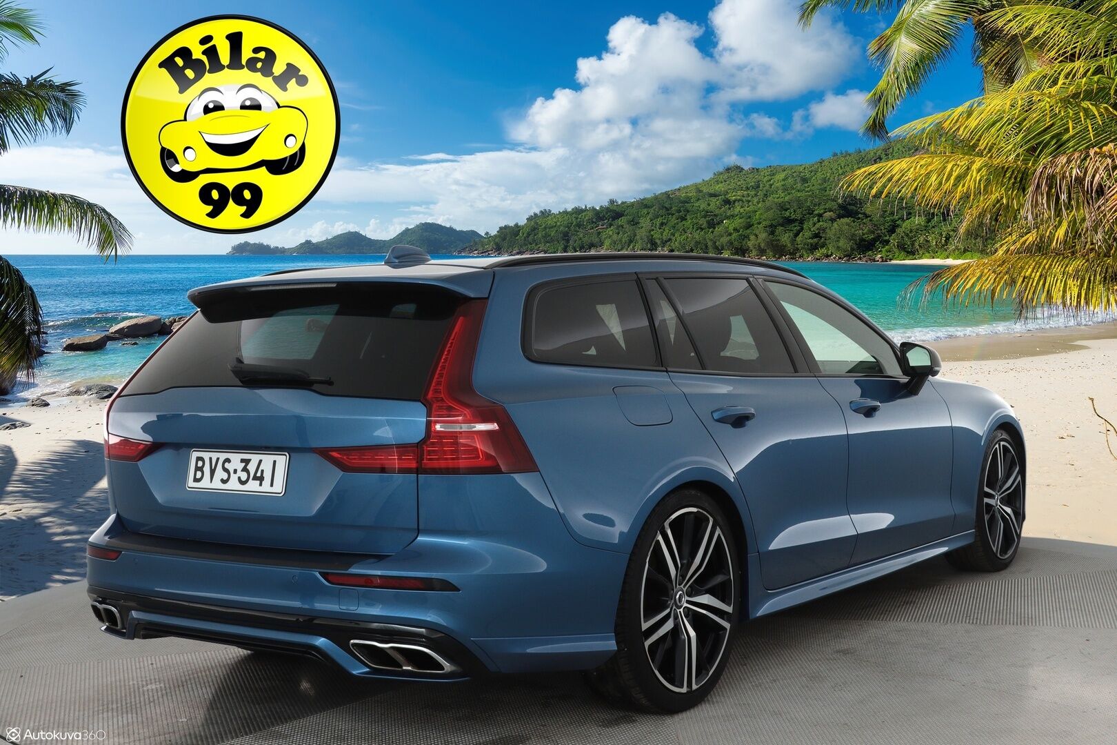 Volvo V60 2019 T5 Business R-Design aut Polestar **HUD / Panorama / B&W / Webasto / 360 Kamera / Muistipenkki / Adapt. vakkari** - 3,99 % KORKOTARJOUS TÄHÄN AUTOON - Suomi-auto / Merkkihuollettu 