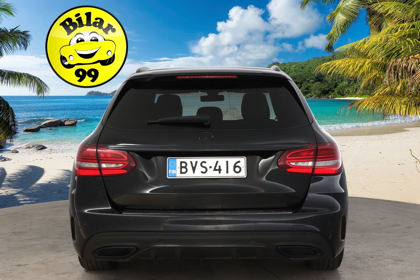 Mercedes-Benz C 2019 220 d T A Business AMG *Webasto / P-kamera / Vetokoukku / Led * - * Siisti / Näyttävät vanteet / hyvä huoltohistoria*