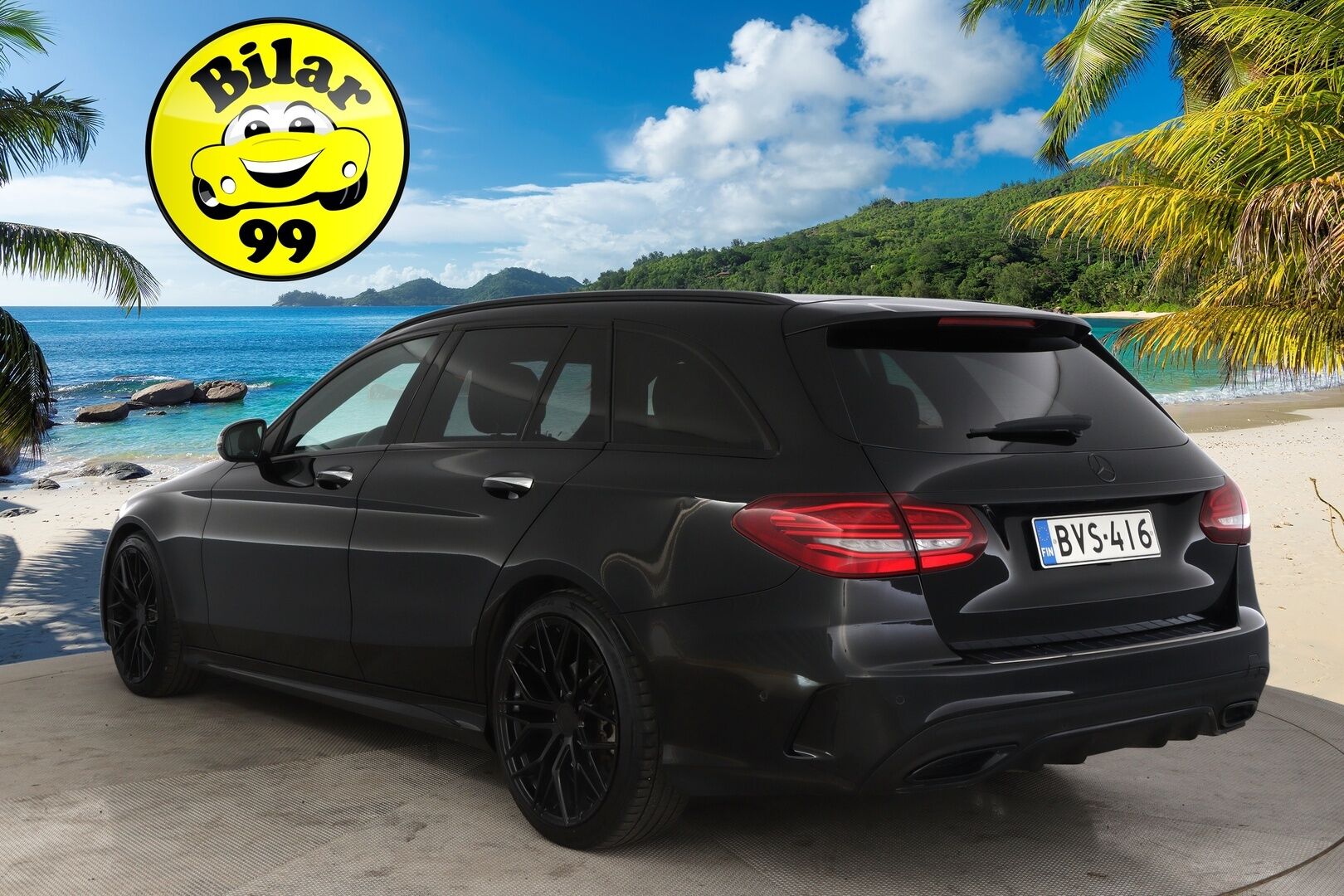 Mercedes-Benz C 2019 220 d T A Business AMG *Webasto / P-kamera / Vetokoukku / Led * - * Siisti / Näyttävät vanteet / hyvä huoltohistoria*