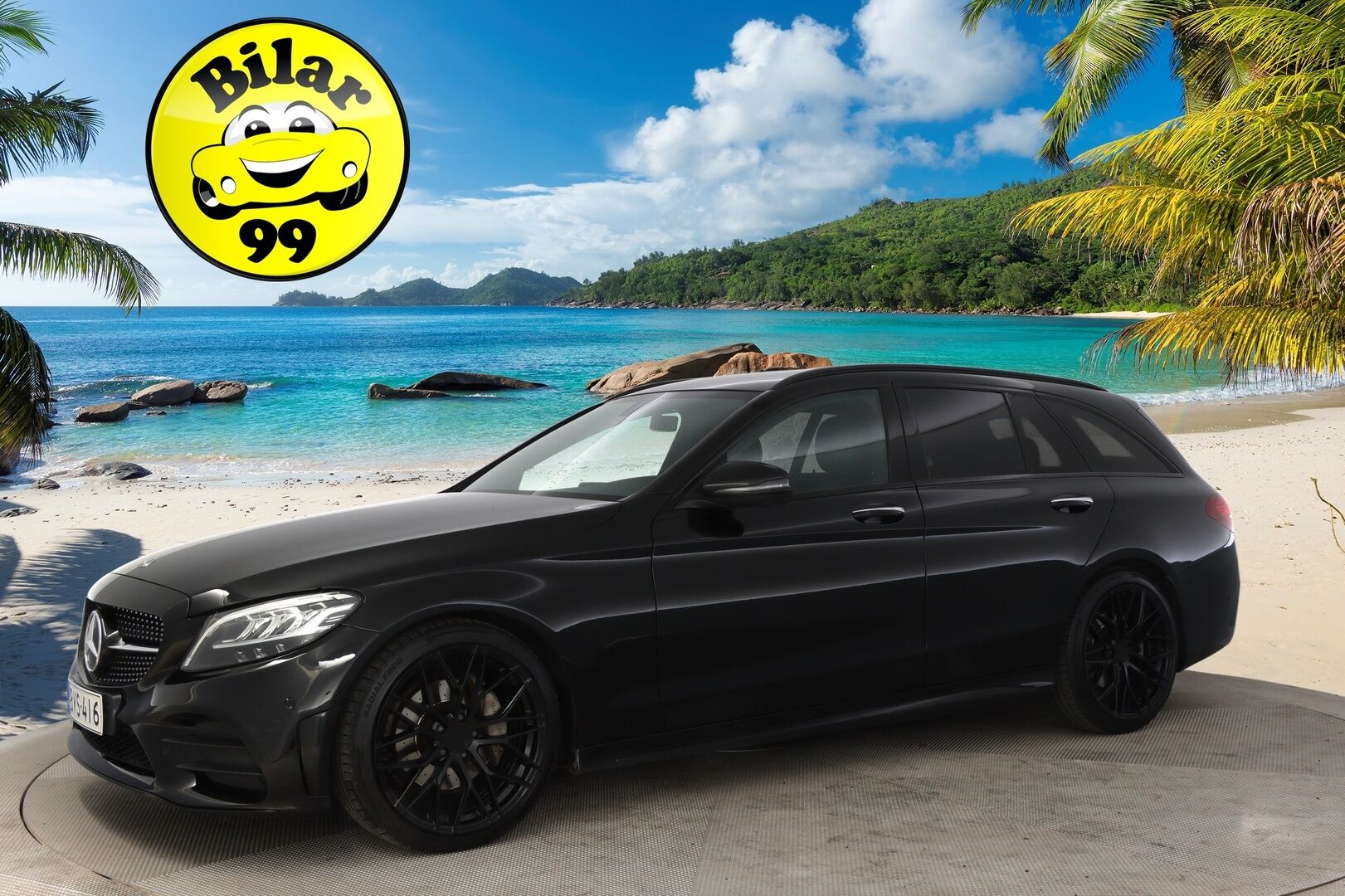 Mercedes-Benz C 2019 220 d T A Business AMG *Webasto / P-kamera / Vetokoukku / Led * - * Siisti / Näyttävät vanteet / hyvä huoltohistoria*