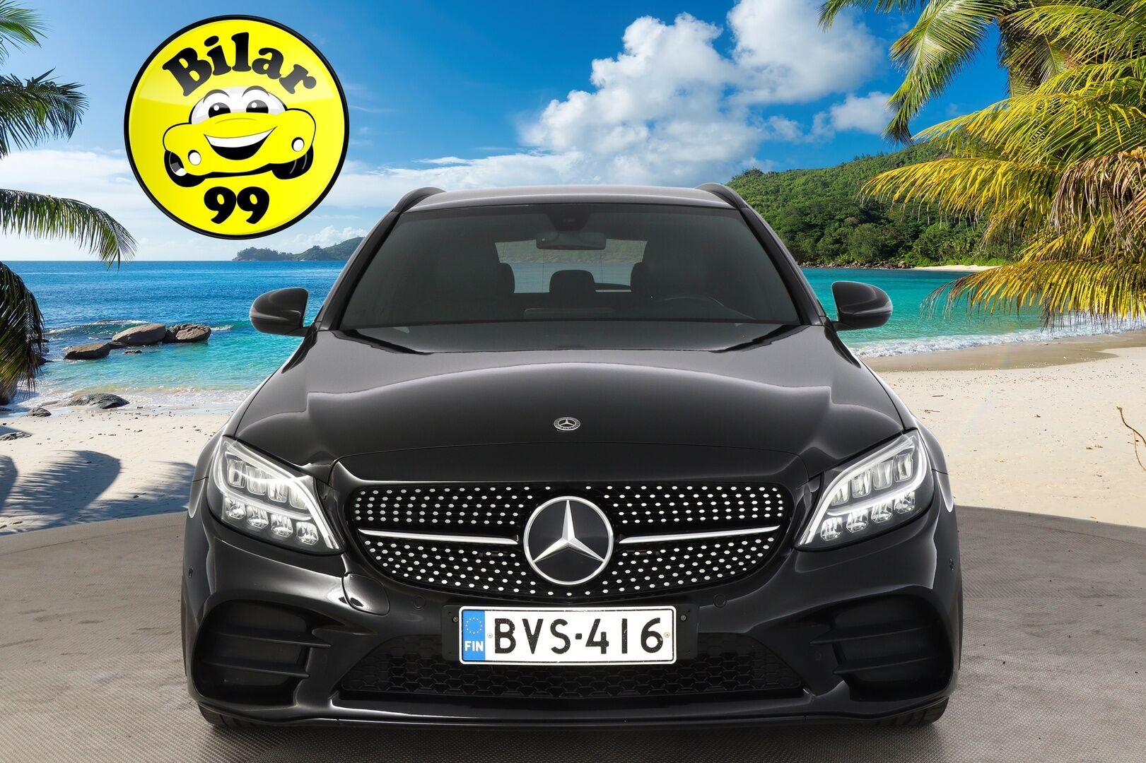 Mercedes-Benz C 2019 220 d T A Business AMG *Webasto / P-kamera / Vetokoukku / Led * - * Siisti / Näyttävät vanteet / hyvä huoltohistoria*