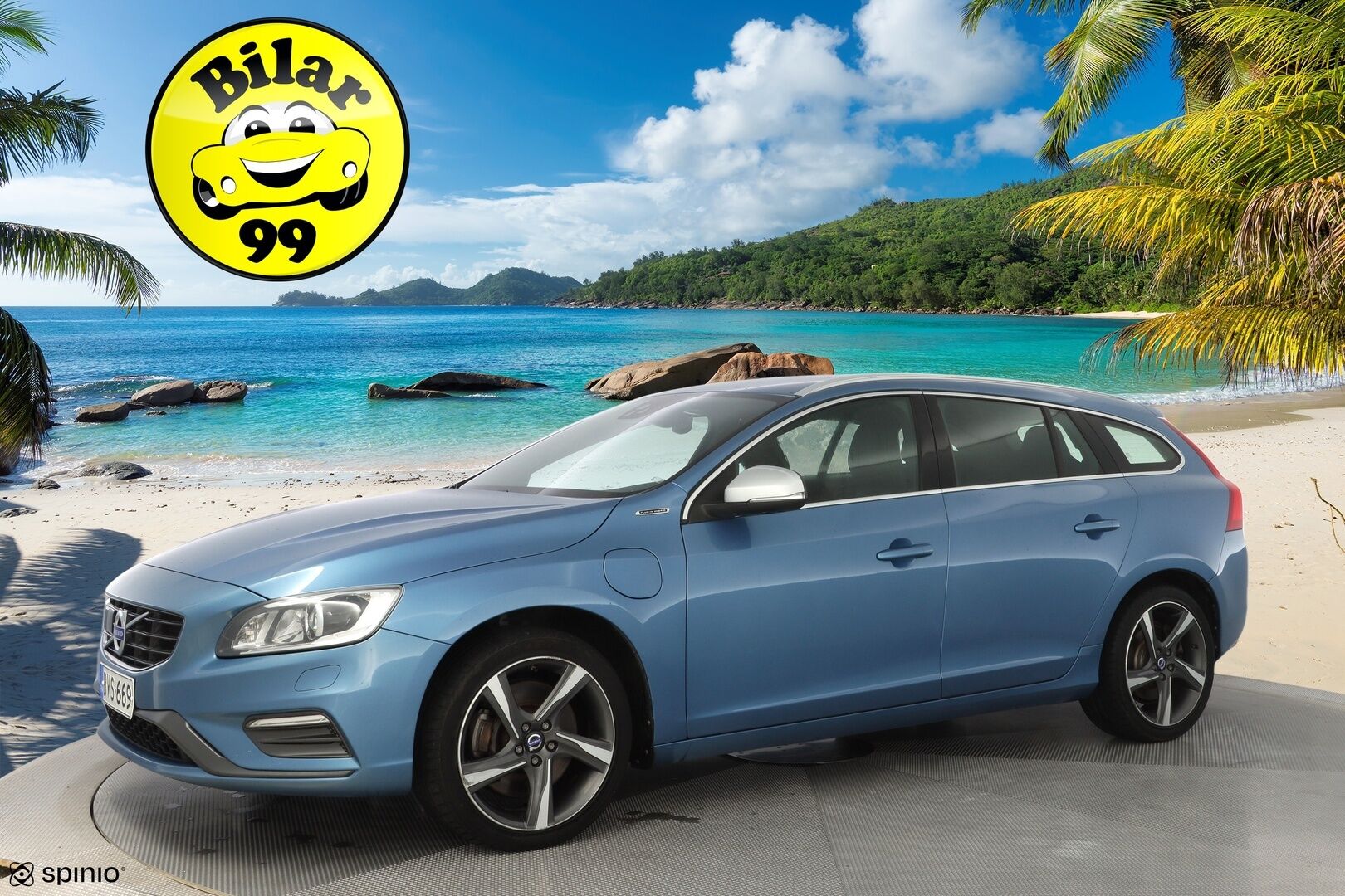 Volvo V60 2015 D6 AWD R-Design plug in hybrid aut * ACC / Webasto / Kamera / Koukku / Blis* - SoH 90% / Juuri katsastettu / Kahdet renkaat / Hyvät varuseet