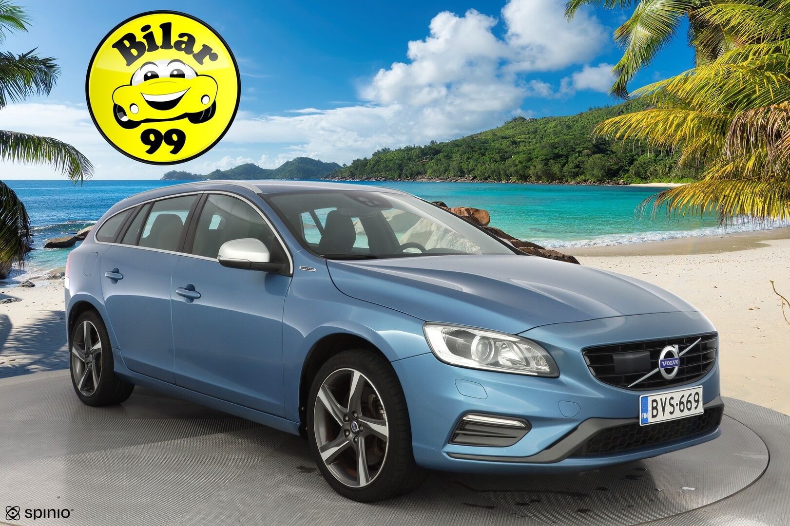 Volvo V60 2015 D6 AWD R-Design plug in hybrid aut * ACC / Webasto / Kamera / Koukku / Blis* - SoH 90% / Juuri katsastettu / Kahdet renkaat / Hyvät varuseet