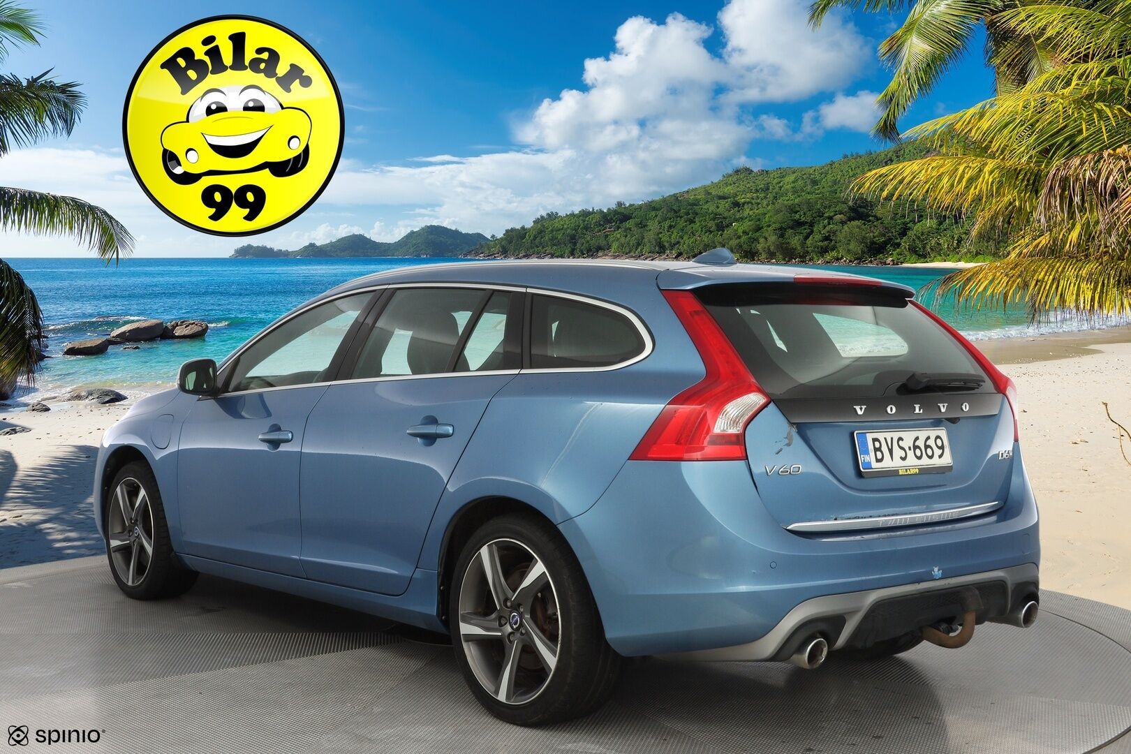 Volvo V60 2015 D6 AWD R-Design plug in hybrid aut * ACC / Webasto / Kamera / Koukku / Blis* - SoH 90% / Juuri katsastettu / Kahdet renkaat / Hyvät varuseet
