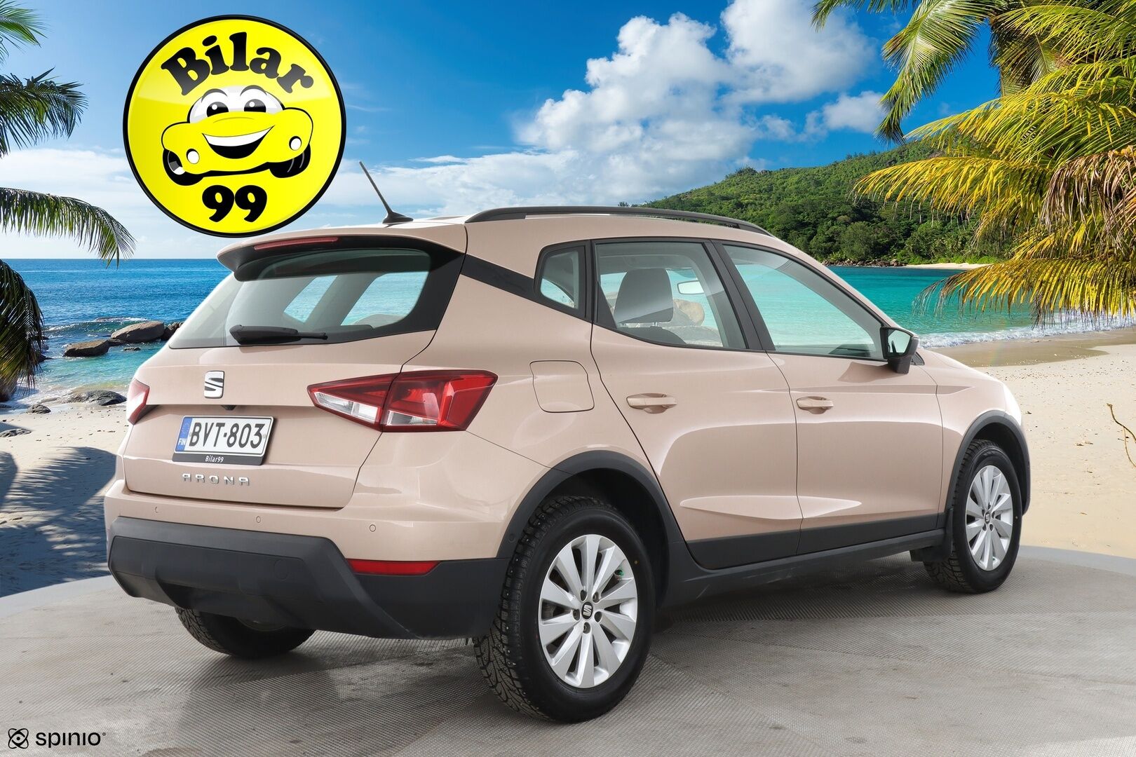 Seat Arona 2019 1,0 EcoTSI 115 Style DSG / P-Kamera / Lohkolämmitin /  / Apple Car play & Android Auto / - Todella siisti! / Huoltokirja / Taloudellinen