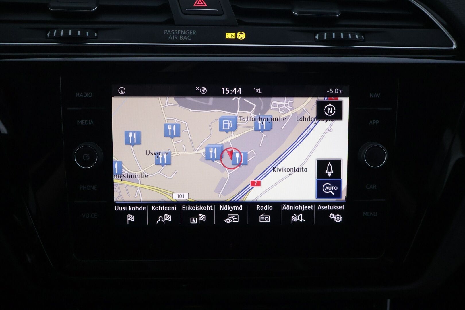 Volkswagen Touran 2019 Highline 1,5 TSI EVO 110 kW (150 hv) DSG-automaatti *Adapt. vakkari / Webasto / P. Tutkat / Sähkökontti / AppleCarPlay* - 7-paikkainen / Suomi-auto / Jakohihna vaihdettu! 