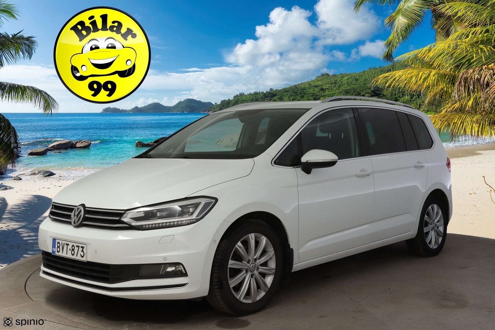 Volkswagen Touran 2019 Highline 1,5 TSI EVO 110 kW (150 hv) DSG-automaatti *Adapt. vakkari / Webasto / P. Tutkat / Sähkökontti / AppleCarPlay* - 7-paikkainen / Suomi-auto / Jakohihna vaihdettu! 