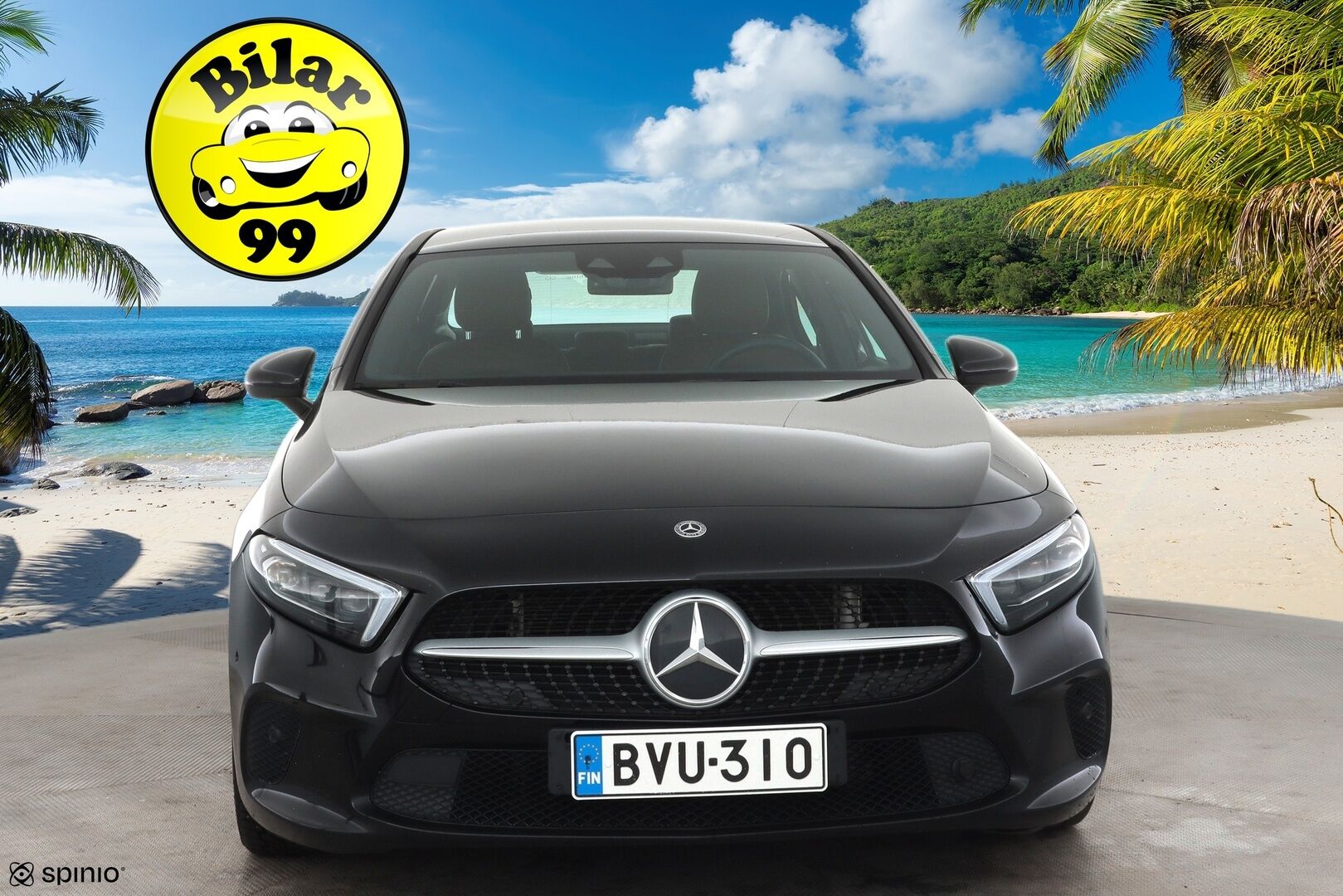 Mercedes-Benz A 2019 200 A sedan Business Style * Vakkari / P.kamera / Lohko / Puolinahat / Multibeam / Widescreen / Navi * - Suomi-auto / Kahdet renkaat aluvanteilla