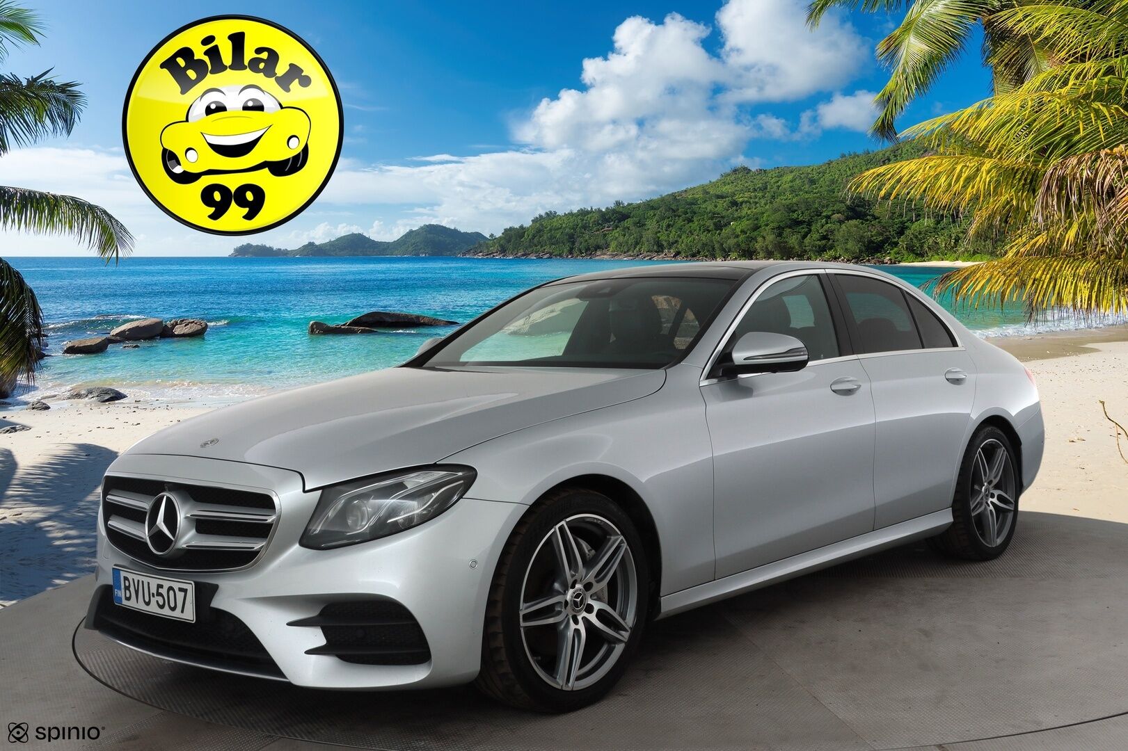 Mercedes-Benz E 2018 E 200 d A Premium Business AMG * Burmester / Muistipenkit / 360° / Panorama / Multibeam / Koukku / Katveavustin * - Kahdet renkaat - HULLU BLACKWEEK KORKOTARJOUS 2,49%