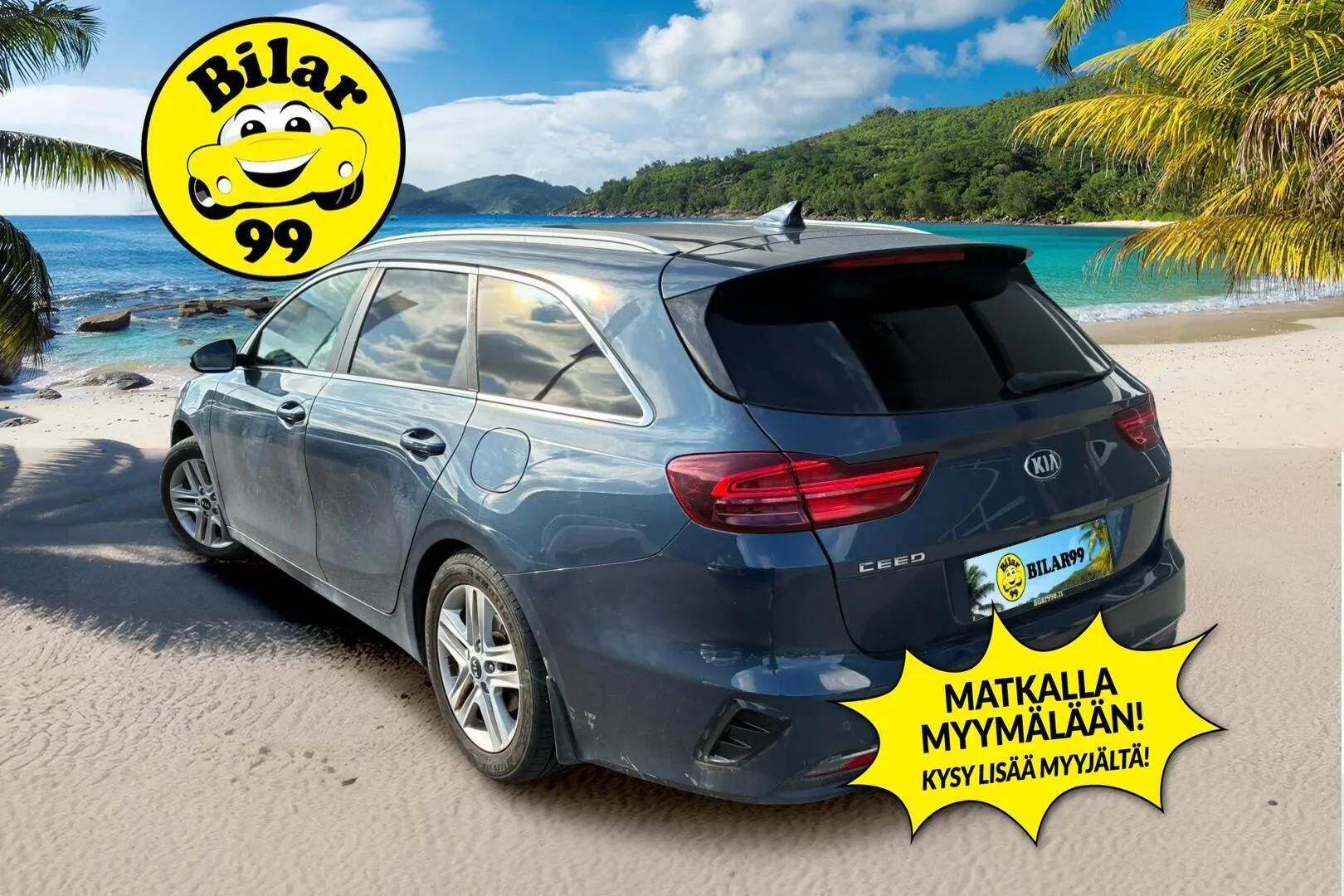Kia Ceed 2019 1,4 T-GDI ISG 140hv EX SW DCT A/T EcoDynamics - Vetokoukku | Puolinahkasisusta | App connect | Vakkari | Peruutuskamera | Lohkolämmitin | Kahdet renkaat alumiinivantein | Fiksu huoltohistoria