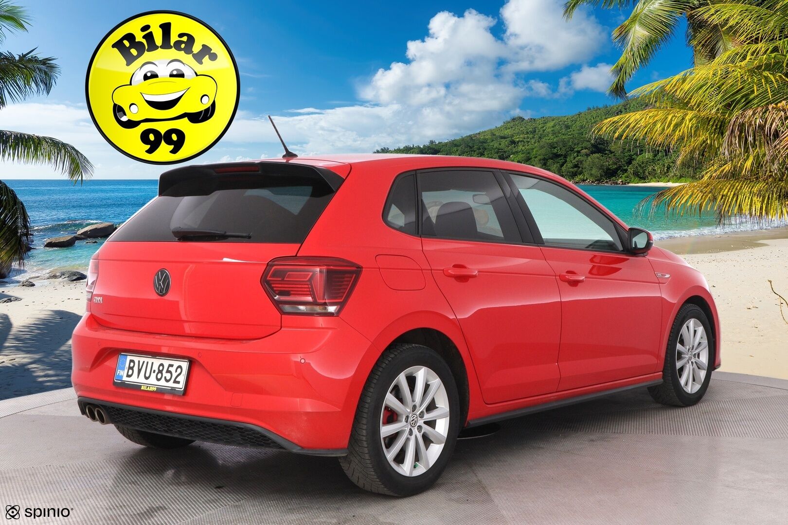 Volkswagen Polo 2019 GTI 2,0 TSI 147 kW (200 hv) DSG-automaatti * Suomiauto / Adapt.Vakkari / LED / Digimittari / Juuri Katsastettu! - Juuri tullut Tampereelle! 