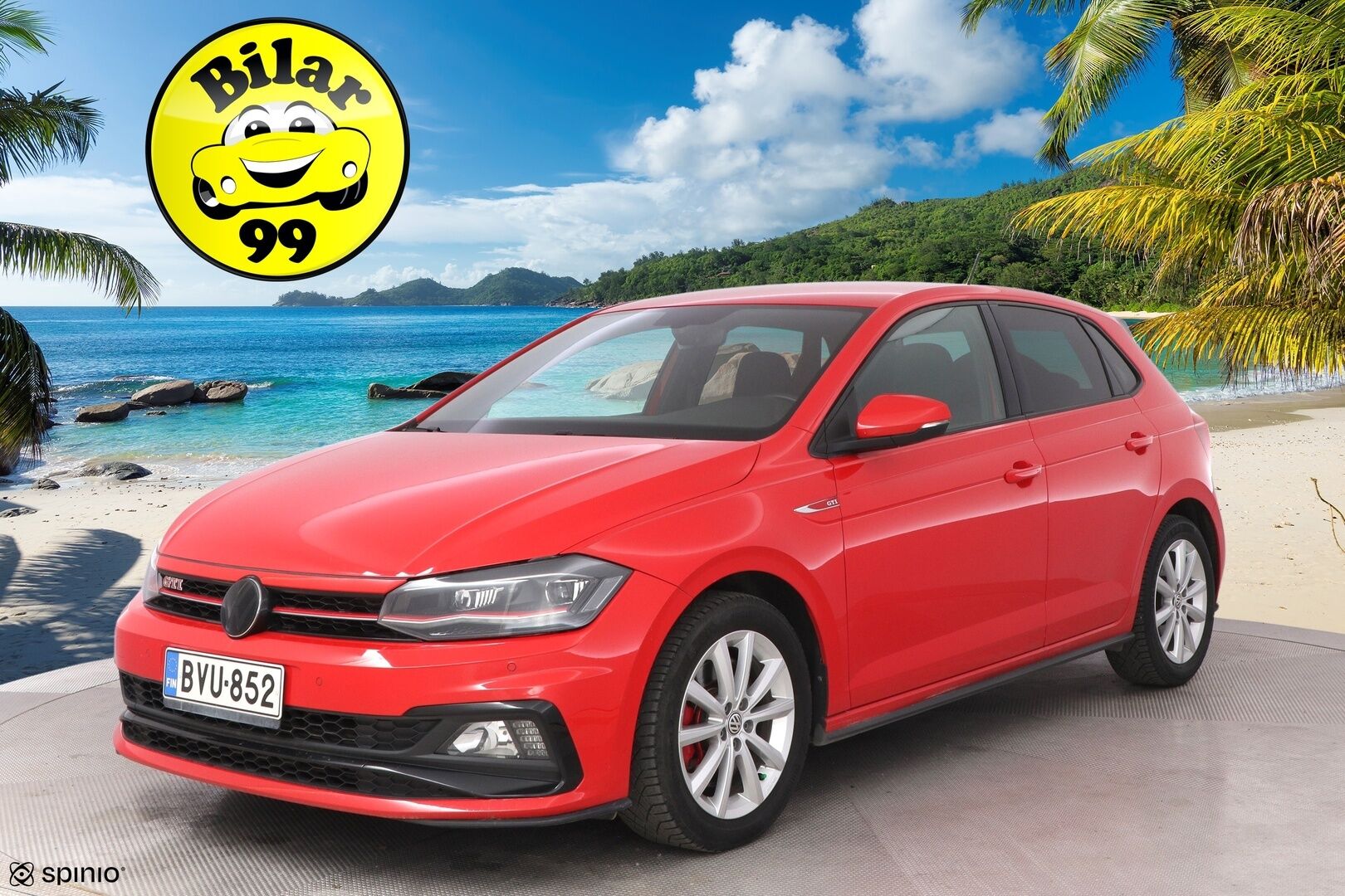 Volkswagen Polo 2019 GTI 2,0 TSI 147 kW (200 hv) DSG-automaatti * Suomiauto / Adapt.Vakkari / LED / Digimittari / Juuri Katsastettu! - Juuri tullut Tampereelle! 