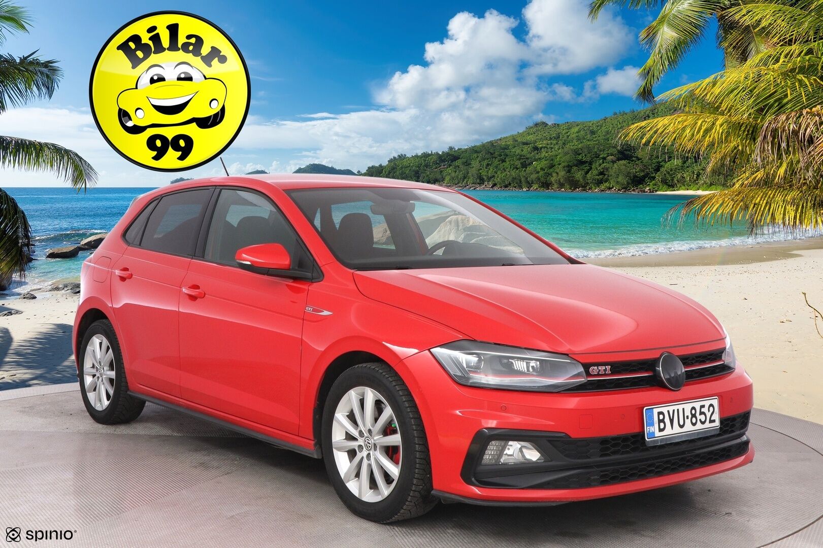 Volkswagen Polo 2019 GTI 2,0 TSI 147 kW (200 hv) DSG-automaatti * Suomiauto / Adapt.Vakkari / LED / Digimittari / Juuri Katsastettu! - Juuri tullut Tampereelle! 