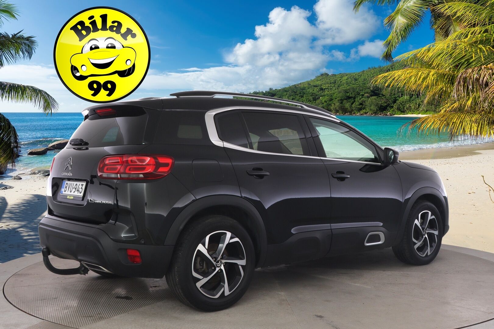 Citroen C5 Aircross 2019 PureTech 180 Feel EAT8 Automaatti *Vakkari / Peruutuskamera / Sähköinen kuskin penkki* - *Kahdet renkaat alumiini vantein / viimeisin huolto 02/2025 / Digimittaristo*