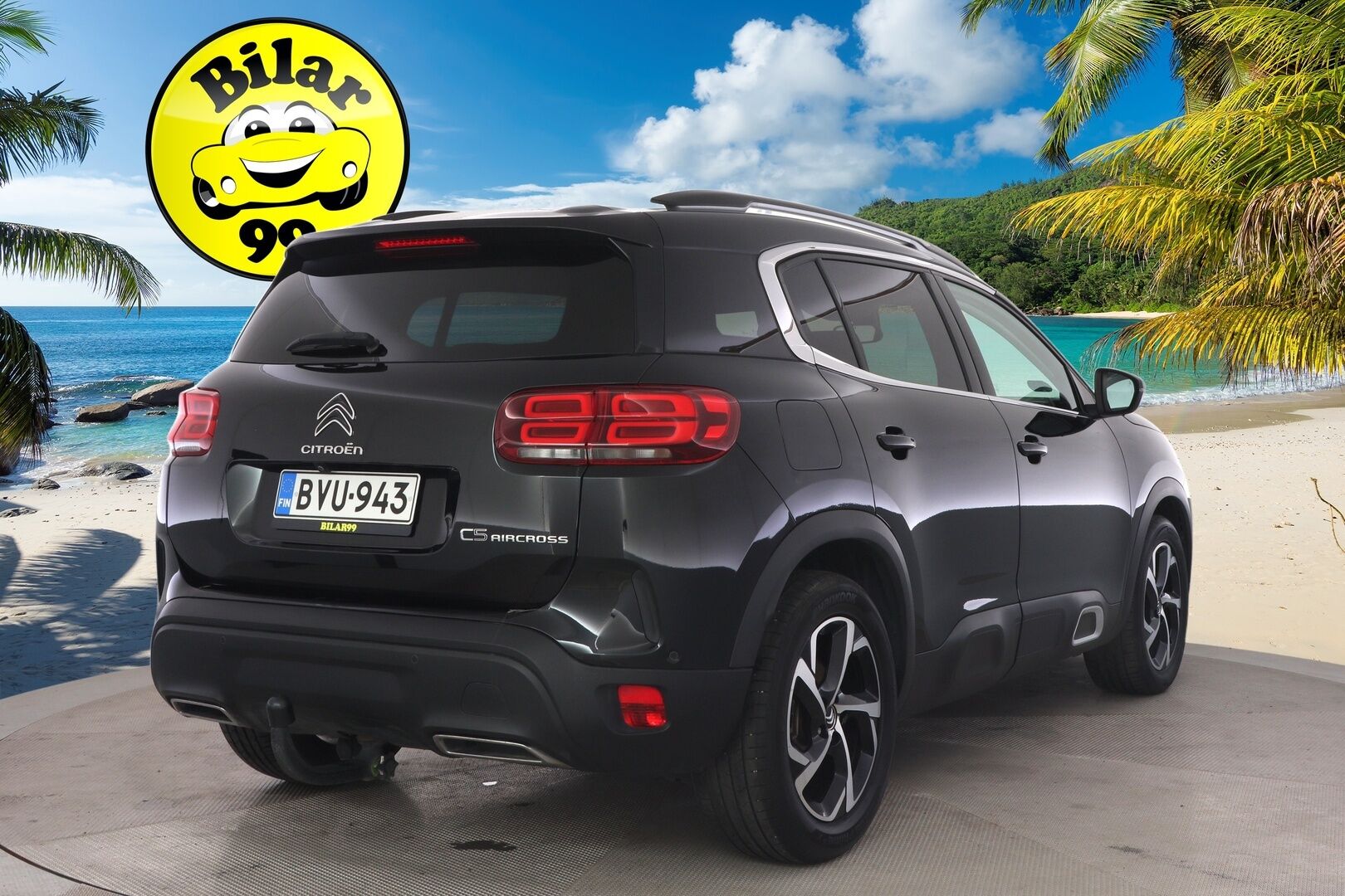 Citroen C5 Aircross 2019 PureTech 180 Feel EAT8 Automaatti *Vakkari / Peruutuskamera / Sähköinen kuskin penkki* - *Kahdet renkaat alumiini vantein / viimeisin huolto 02/2025 / Digimittaristo*
