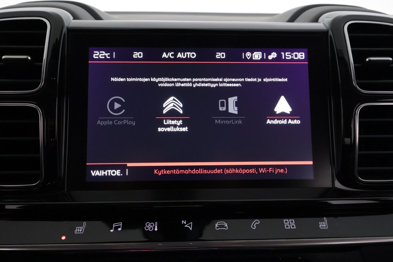 Citroen C5 Aircross 2019 PureTech 180 Feel EAT8 Automaatti *Vakkari / Peruutuskamera / Sähköinen kuskin penkki* - *Kahdet renkaat alumiini vantein / viimeisin huolto 02/2025 / Digimittaristo*