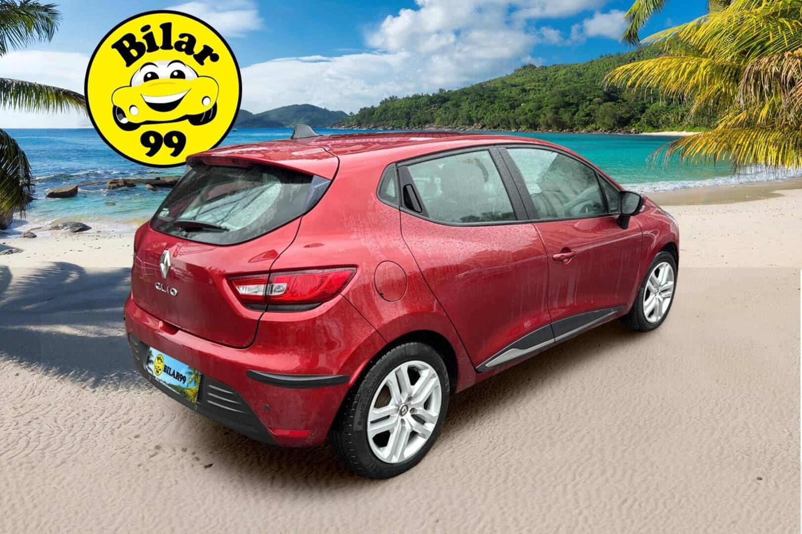 Renault Clio 2019 TCe 90 Fête **Suomi-auto / Vakionopeudensäädin / P-tutka / Ilmastointi / 2x renkaat** - Näyttävän värinen Clio pienillä metreillä!