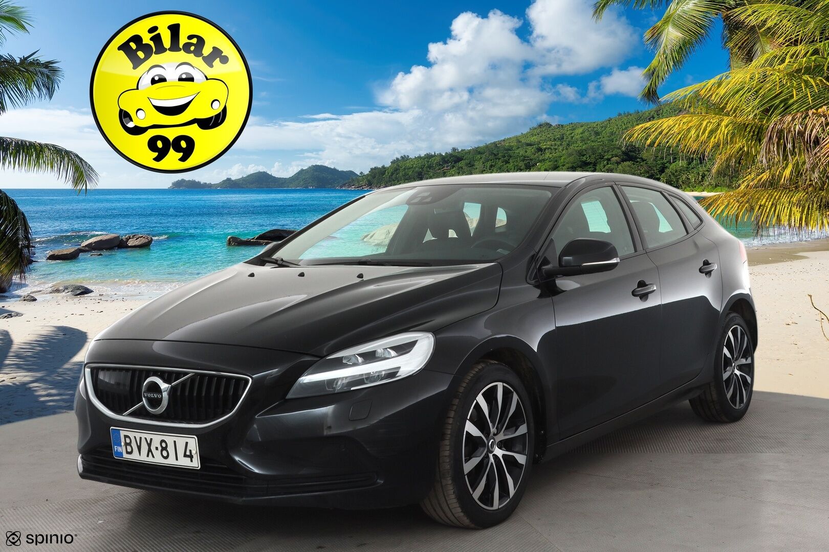 Volvo V40 2019 T2 Business Dynamic Edition aut * Webasto / ACC / Full-LED / P.Tutkat / Muistipenkki / Kaistavahti / Navi / Keyless * - Suomi-auto / Kahdet renkaat aluvanteilla - HULLUT AVAJAISHULINAT KORKOTARJOUS 3,29 %