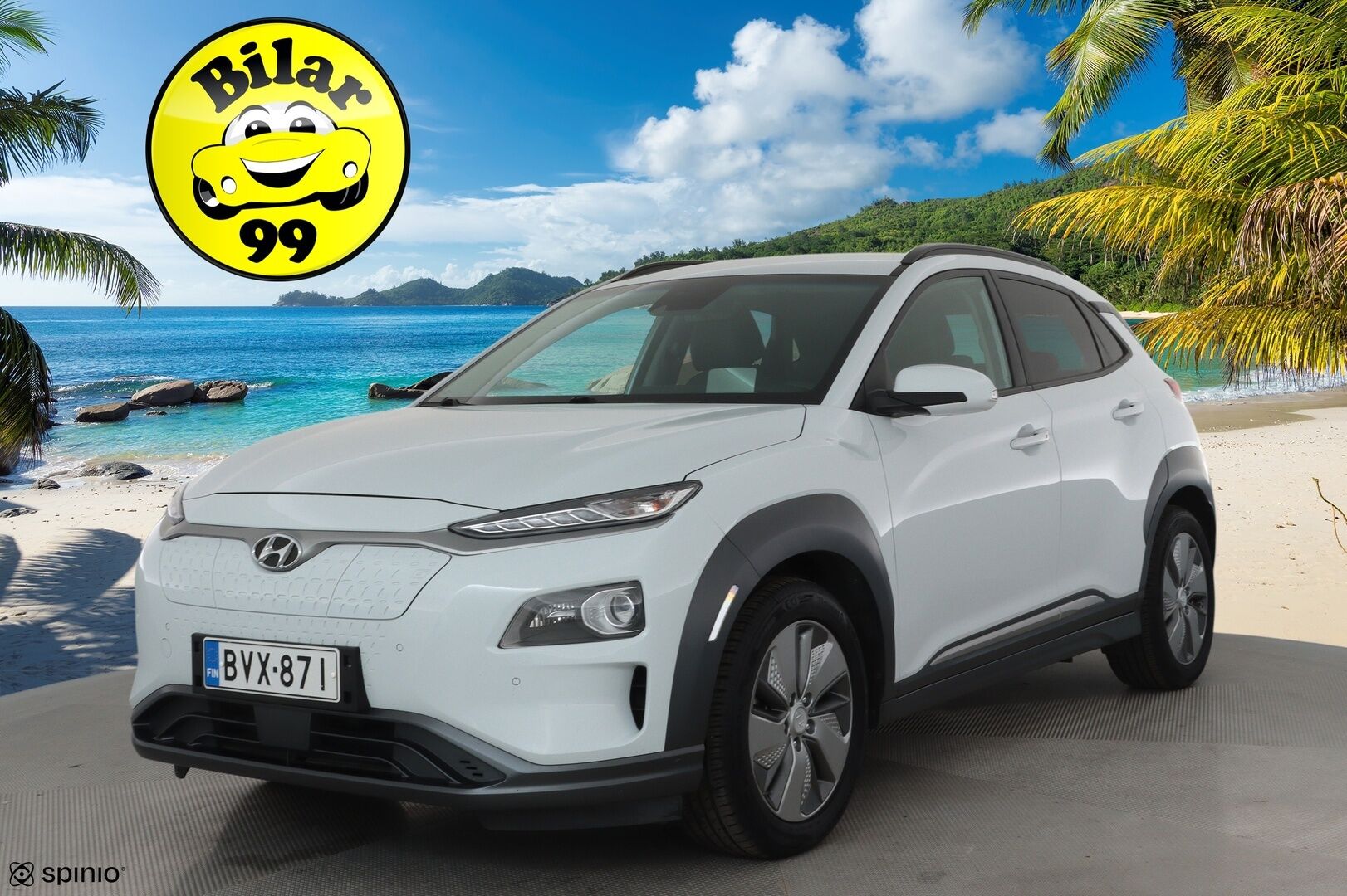 Hyundai KONA 2019 electric 204 hv Style **HUD / Adapt.Vakkari / KRELL / LED-valot / P.kamera / Ilmastoidut nahat /  Navi / Keyless** - Suomi-auto 