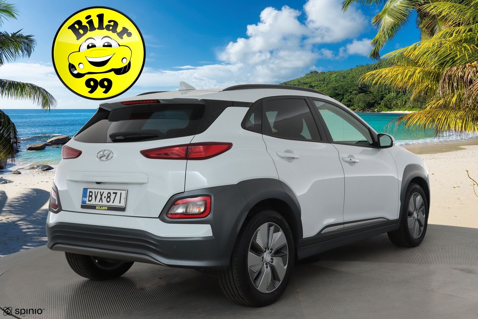 Hyundai KONA 2019 electric 204 hv Style **HUD / Adapt.Vakkari / KRELL / LED-valot / P.kamera / Ilmastoidut nahat /  Navi / Keyless** - Suomi-auto 