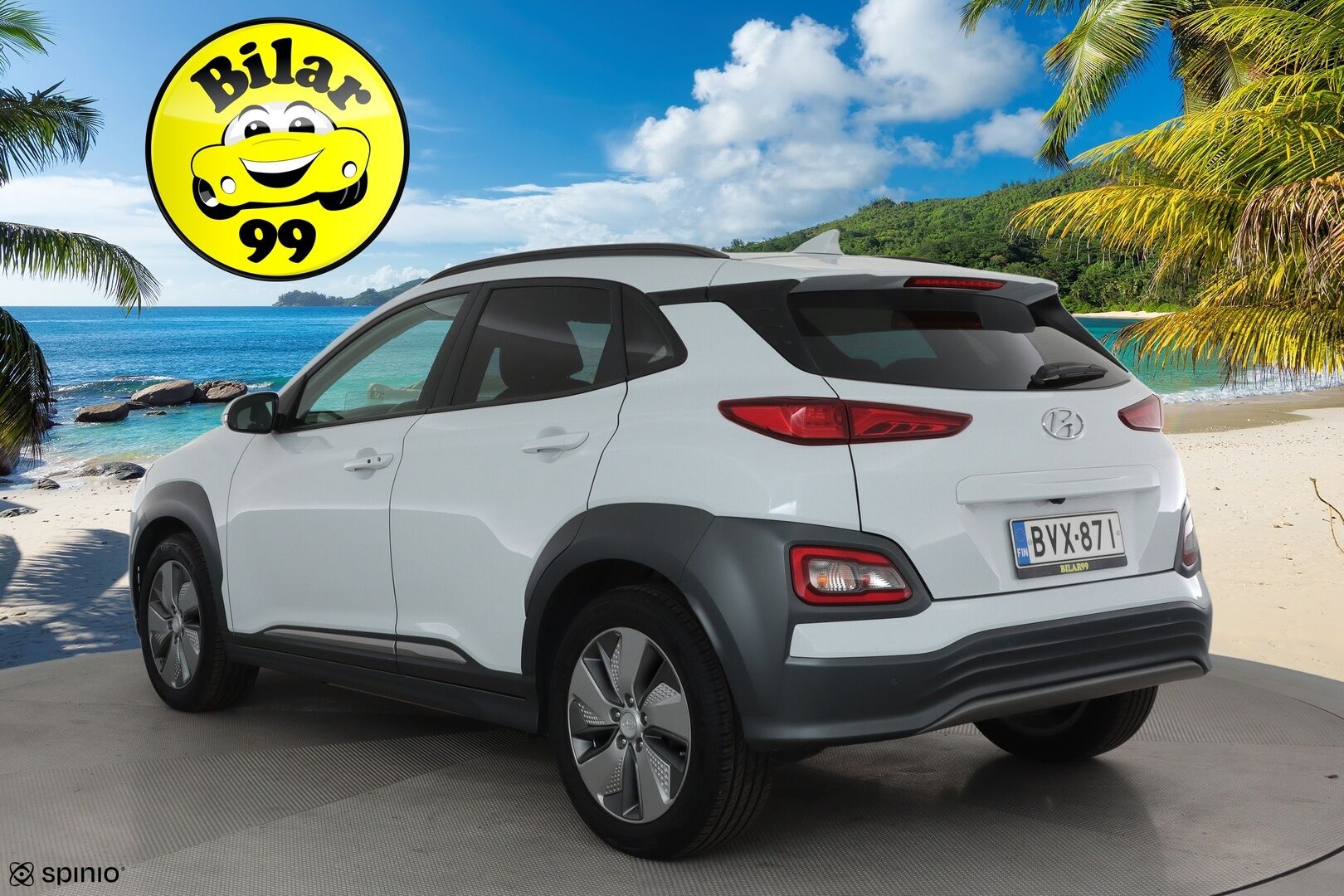 Hyundai KONA 2019 electric 204 hv Style **HUD / Adapt.Vakkari / KRELL / LED-valot / P.kamera / Ilmastoidut nahat /  Navi / Keyless** - Suomi-auto 