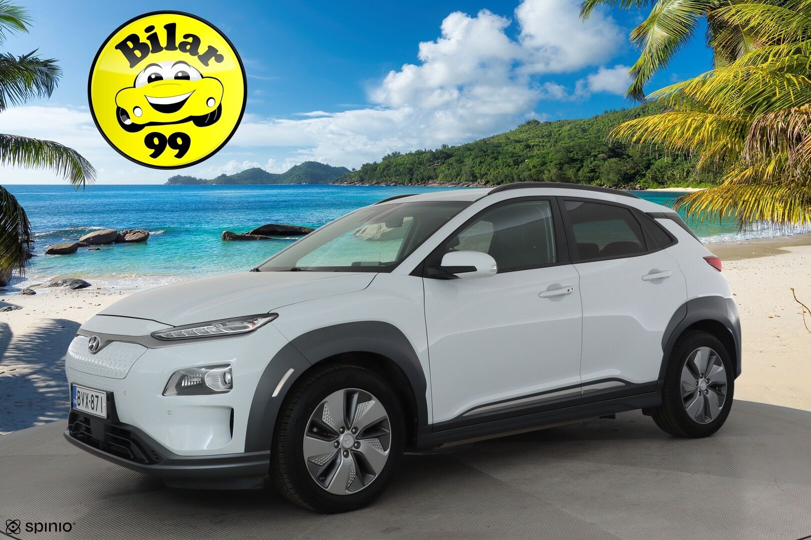 Hyundai KONA 2019 electric 204 hv Style **HUD / Adapt.Vakkari / KRELL / LED-valot / P.kamera / Ilmastoidut nahat /  Navi / Keyless** - Suomi-auto 