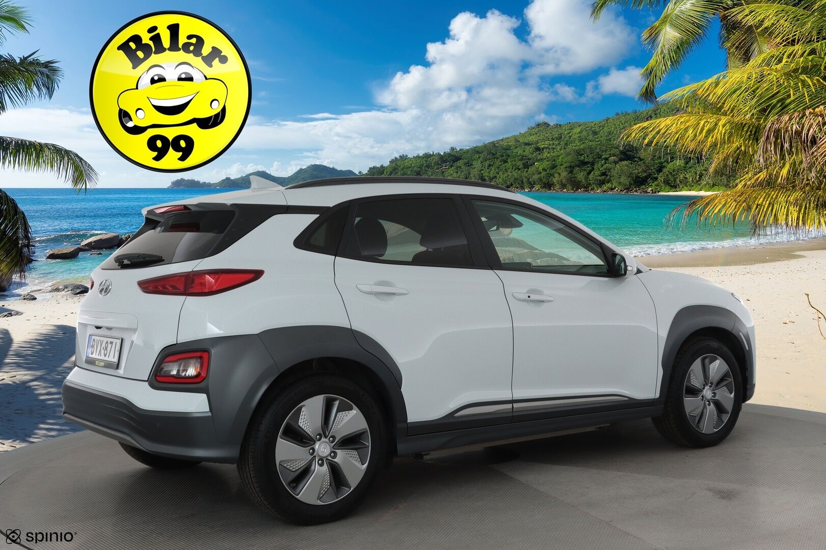Hyundai KONA 2019 electric 204 hv Style **HUD / Adapt.Vakkari / KRELL / LED-valot / P.kamera / Ilmastoidut nahat /  Navi / Keyless** - Suomi-auto 