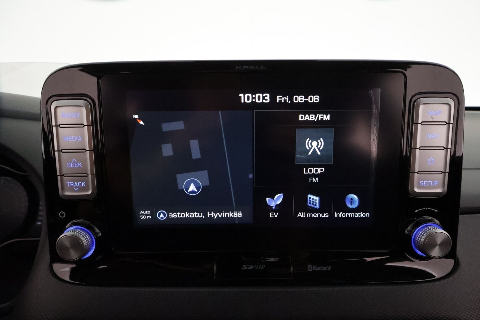Hyundai KONA 2019 electric 204 hv Style **HUD / Adapt.Vakkari / KRELL / LED-valot / P.kamera / Ilmastoidut nahat /  Navi / Keyless** - Suomi-auto 