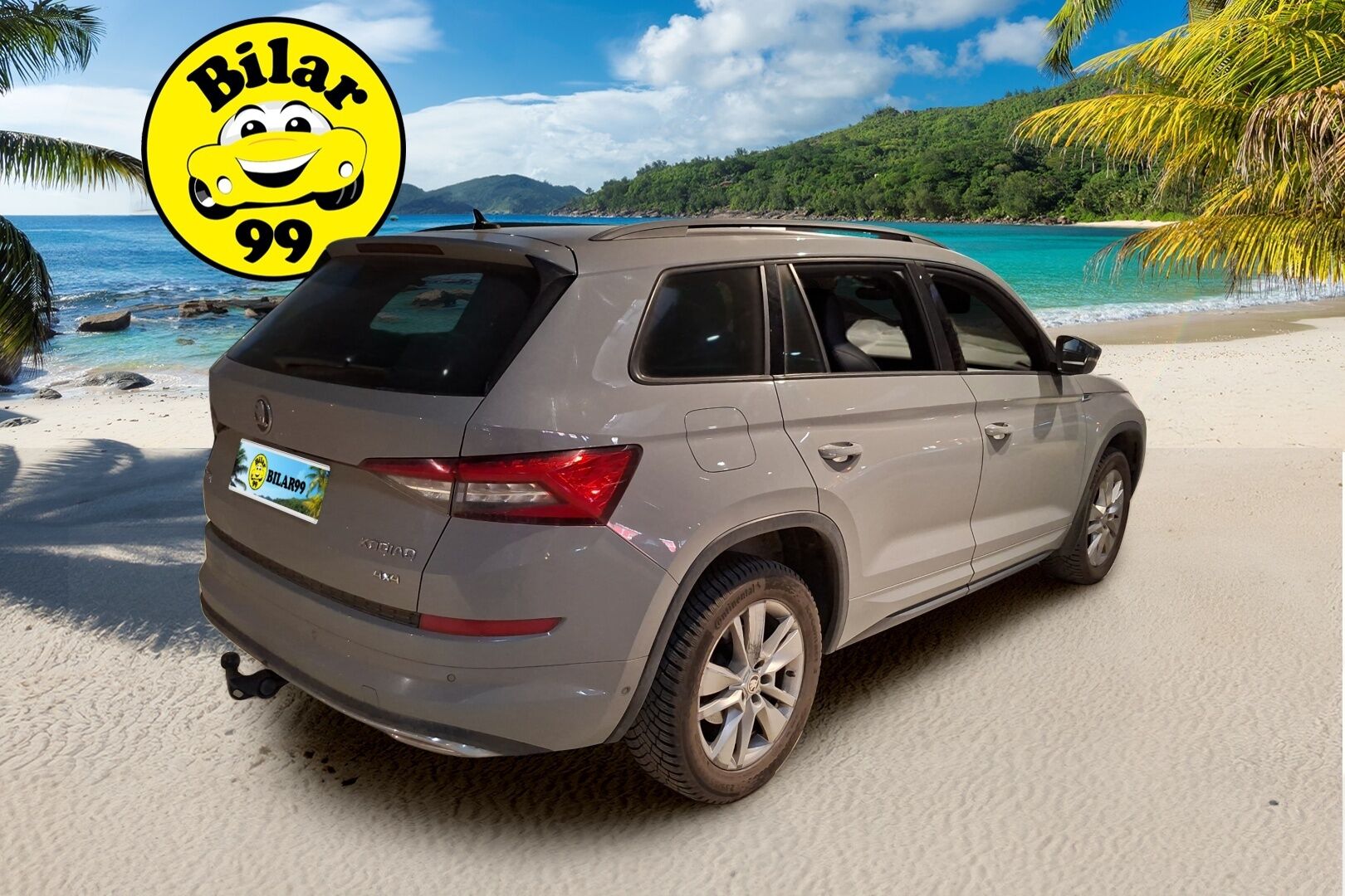 Skoda Kodiaq 2019 2,0 TDI 190 4x4 SportLine DSG Autom. * Suomiauto / Webasto / Adapt.Vakkari / Vetokoukku / Canton / 360-Kamera / Nahka-Alcantara - Upea Väri / Jakopää tehty / Juuri tullut Tampereelle! - HULLUT AVAJAISHULINAT KORKOTARJOUS 3,29 %