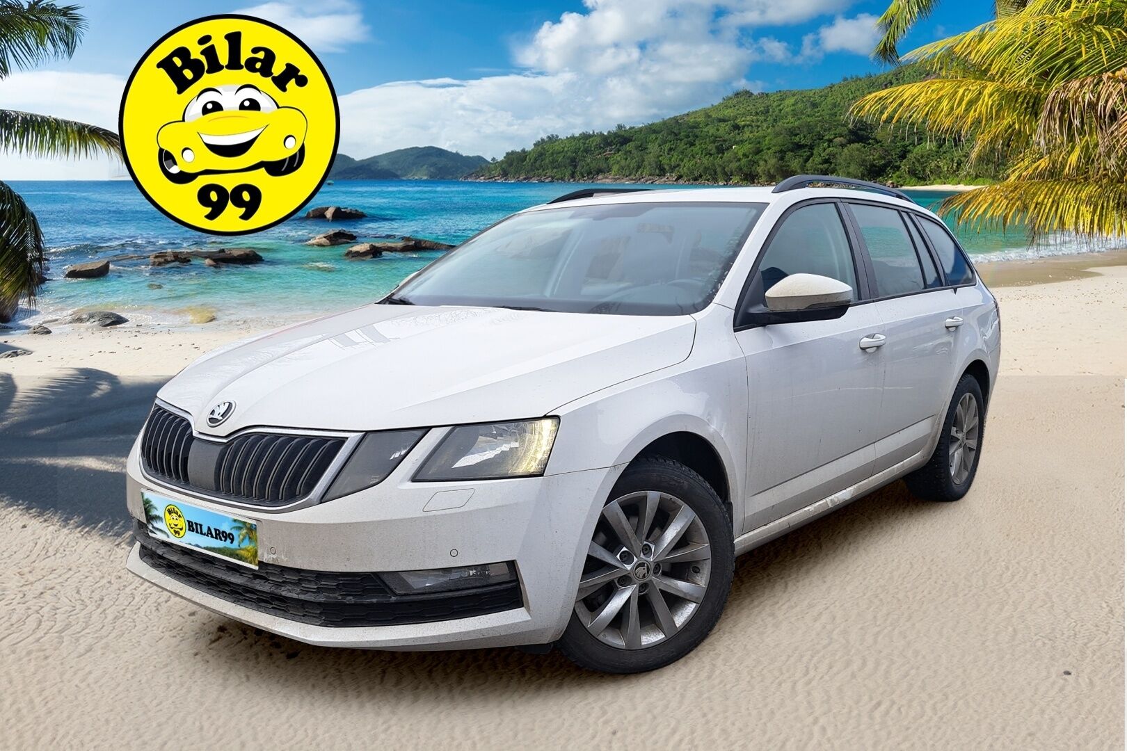 Skoda Octavia 2019 Combi 1,6 TDI Ambition BusinessLine aut. * Suomiauto / Webasto / Tutkat / Keyless Go / Lämmitettävä ratti* - Facelift / Jakopää tehty 03/2026 / 2x renkaat / Maltilliset kilometrit!