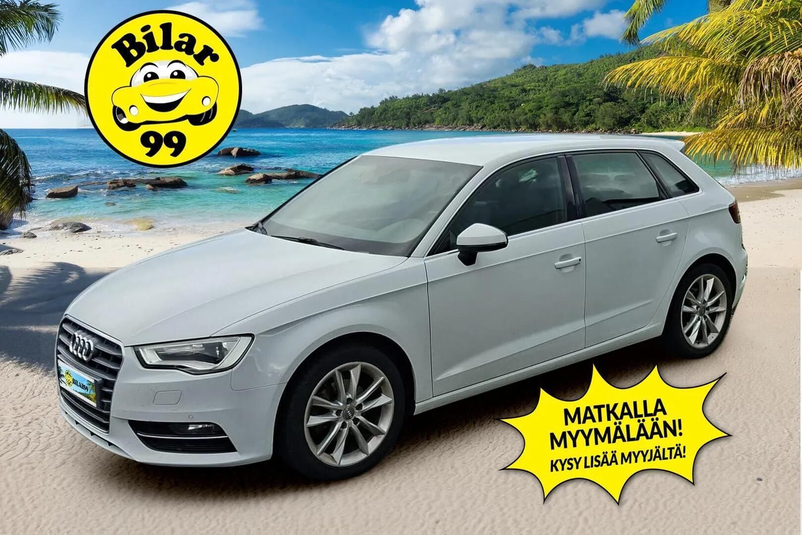 Audi A3 2016 Sportback g-tron 1,4 TFSI CNG 81 kW S tronic - Juuri katsastettu! | Vakkari | Koukku | Sporttipenkit | B&O | Tutkat | Kahdet renkaat aluvantein