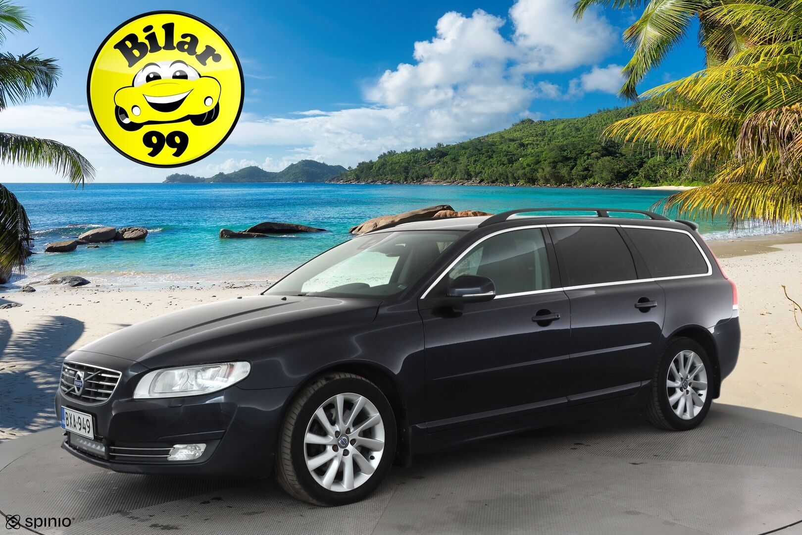 Volvo V70 2015 D4 AWD Classic Momentum * ACC / Webasto / Koukku / BLIS / Aktiiv.Xenon / Puolinahat / Navi / Ratinlämmitin / P.tutka * - Kahdet renkaat aluvanteilla / Hyvät varusteet - HULLUT AVAJAISHULINAT KORKOTARJOUS 3,29 %