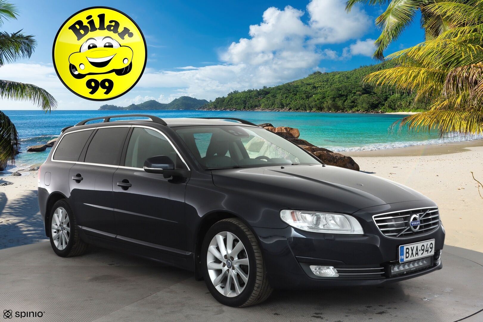 Volvo V70 2015 D4 AWD Classic Momentum * ACC / Webasto / Koukku / BLIS / Aktiiv.Xenon / Puolinahat / Navi / Ratinlämmitin / P.tutka * - Kahdet renkaat aluvanteilla / Hyvät varusteet - HULLUT AVAJAISHULINAT KORKOTARJOUS 3,29 %