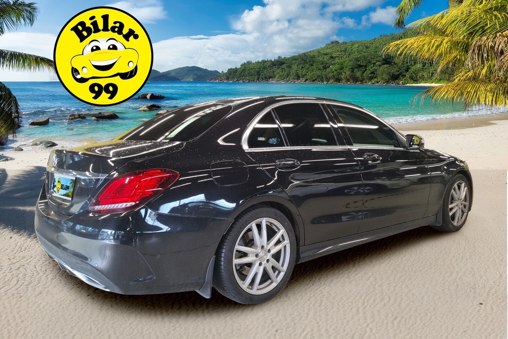 Mercedes-Benz C 2019 200 d A Business AMG * Nahat / Navi / Peruutuskamera / Led-ajovalot * - * Suomi-auto / 2x renkaat ja vanteet / juuri tullut! *