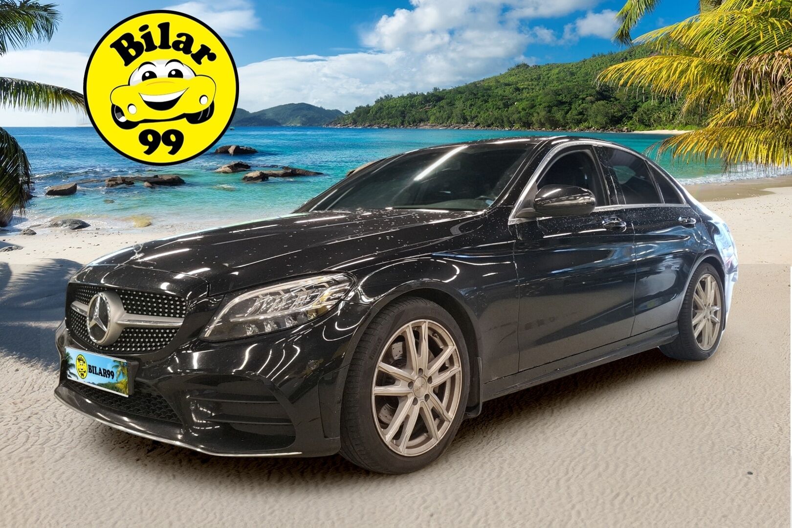 Mercedes-Benz C 2019 200 d A Business AMG * Nahat / Navi / Peruutuskamera / Led-ajovalot * - * Suomi-auto / 2x renkaat ja vanteet / juuri tullut! *