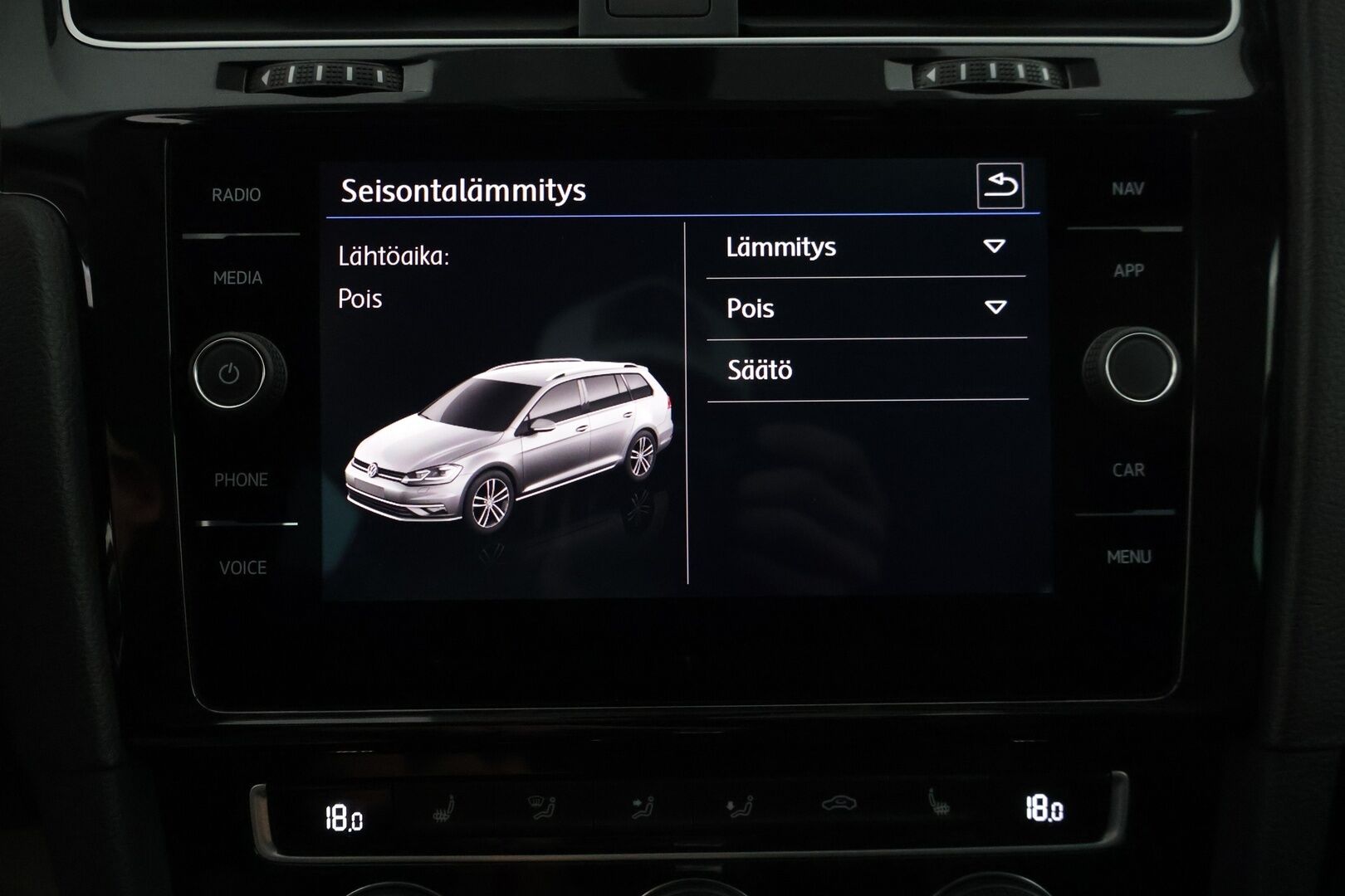 Volkswagen Golf 2019 Variant Highline 1,5 TSI EVO 96 kW DSG-aut ** Digimittaristo / Webasto / Adapt. vakkari / P.kamera / Keyless / Navi ** - Suomiauto / Merkkihuollettu / Apple&Android