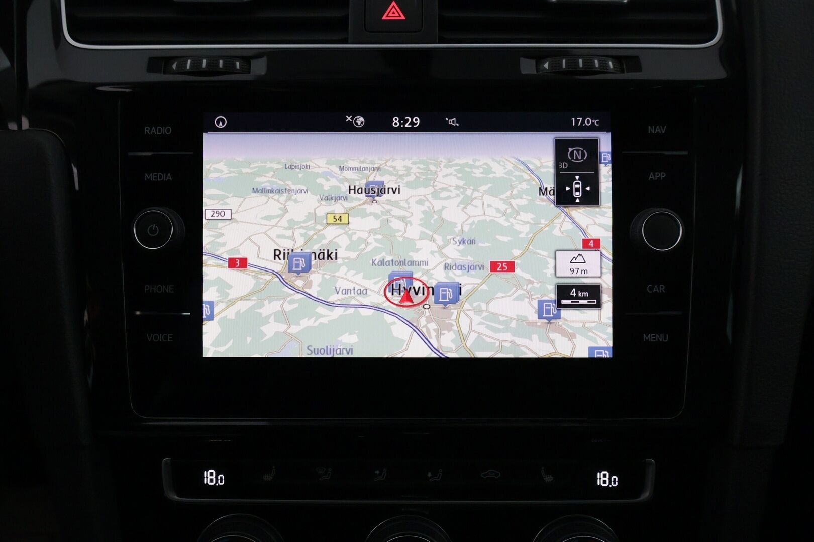 Volkswagen Golf 2019 Variant Highline 1,5 TSI EVO 96 kW DSG-aut ** Digimittaristo / Webasto / Adapt. vakkari / P.kamera / Keyless / Navi ** - Suomiauto / Merkkihuollettu / Apple&Android