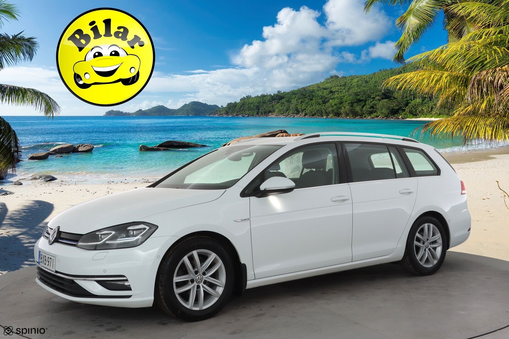Volkswagen Golf 2019 Variant Highline 1,5 TSI EVO 96 kW DSG * ACC / Webasto / Koukku / Adapt.LED / P.kamera / Hierova penkki * - 1-om Suomi-auto / Kahdet renkaat aluvanteilla 
