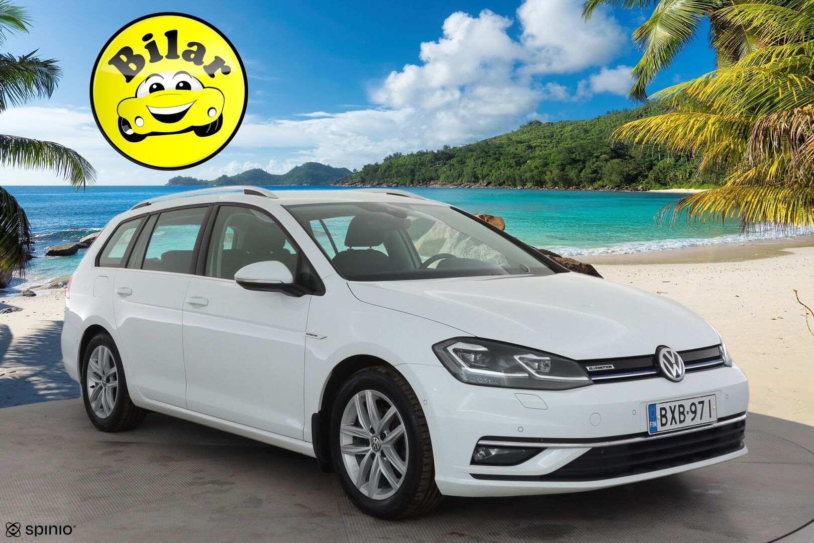 Volkswagen Golf 2019 Variant Highline 1,5 TSI EVO 96 kW DSG * ACC / Webasto / Koukku / Adapt.LED / P.kamera / Hierova penkki * - 1-om Suomi-auto / Kahdet renkaat aluvanteilla 