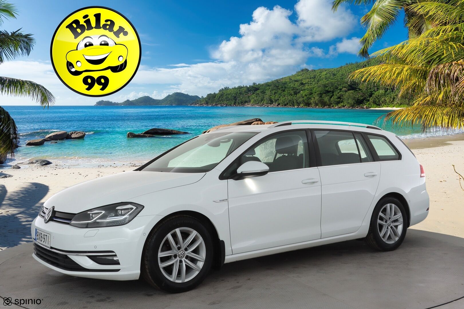 Volkswagen Golf 2019 Variant Highline 1,5 TSI EVO 96 kW DSG * ACC / Webasto / Koukku / Adapt.LED / P.kamera / Hierova penkki * - 1-om Suomi-auto / Kahdet renkaat aluvanteilla - HULLUT AVAJAISHULINAT KORKOTARJOUS 3,29 %