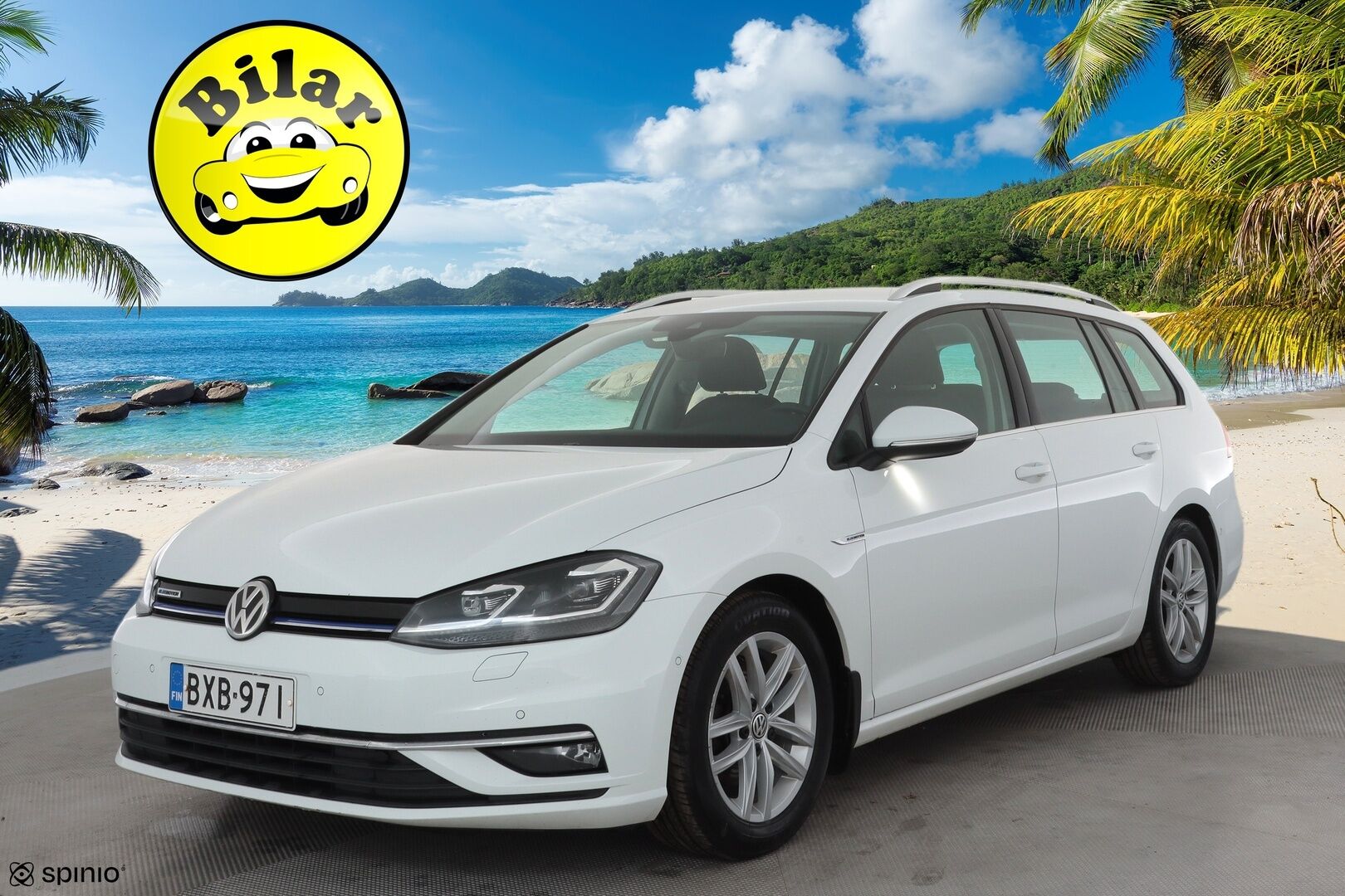 Volkswagen Golf 2019 Variant Highline 1,5 TSI EVO 96 kW DSG * ACC / Webasto / Koukku / Adapt.LED / P.kamera / Hierova penkki * - 1-om Suomi-auto / Kahdet renkaat aluvanteilla 