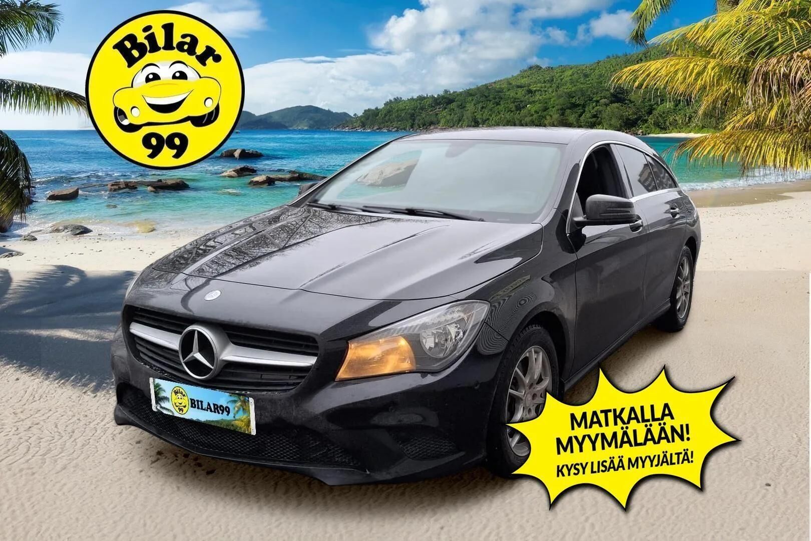 Mercedes-Benz CLA 2016 220 CDI 4Matic A Shooting Brake Premium Business /  Lohkolämmitin / Koukku / Tutkat / Vakkari / Navi - Juuri huollettu ja katsastettu / 2x Alumiinivanteet hyvillä renkailla! - HULLU BLACKWEEK KORKOTARJOUS 2,49%