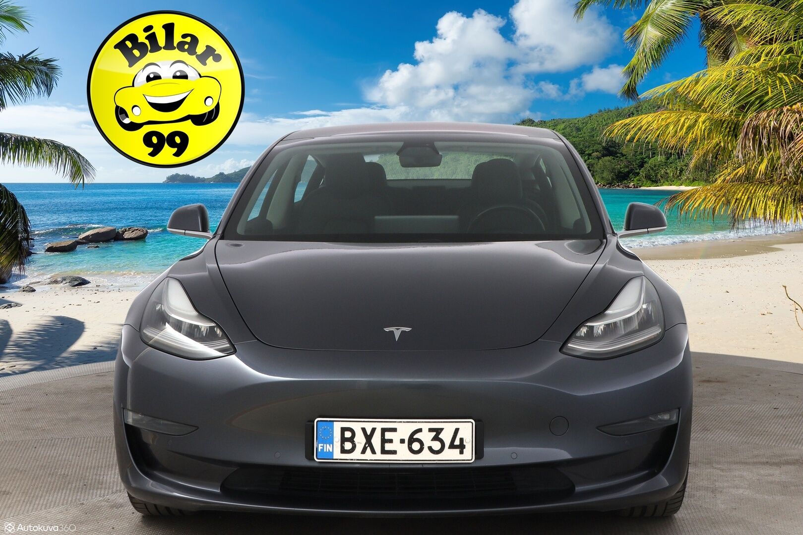 Tesla Model 3 2019 Long-Range Dual Motor AWD - Suomiauto / Premium Audio / Lasikatto / Peruutuskamera / Nahkasisusta / 2x Renkaat Aluvantein!