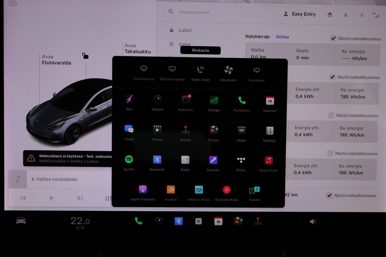 Tesla Model 3 2019 Long-Range Dual Motor AWD - Suomiauto / Premium Audio / Lasikatto / Peruutuskamera / Nahkasisusta / 2x Renkaat Aluvantein!