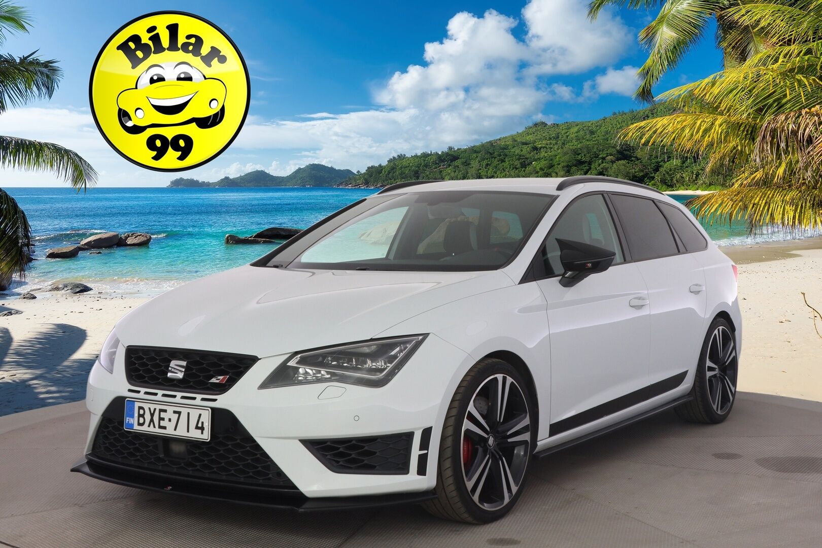 Seat Leon ST 2016 CUPRA ST290 Black Edition * ACC / Webasto / LED / P.tutkat / Apple&Android / Seat äänentoisto *