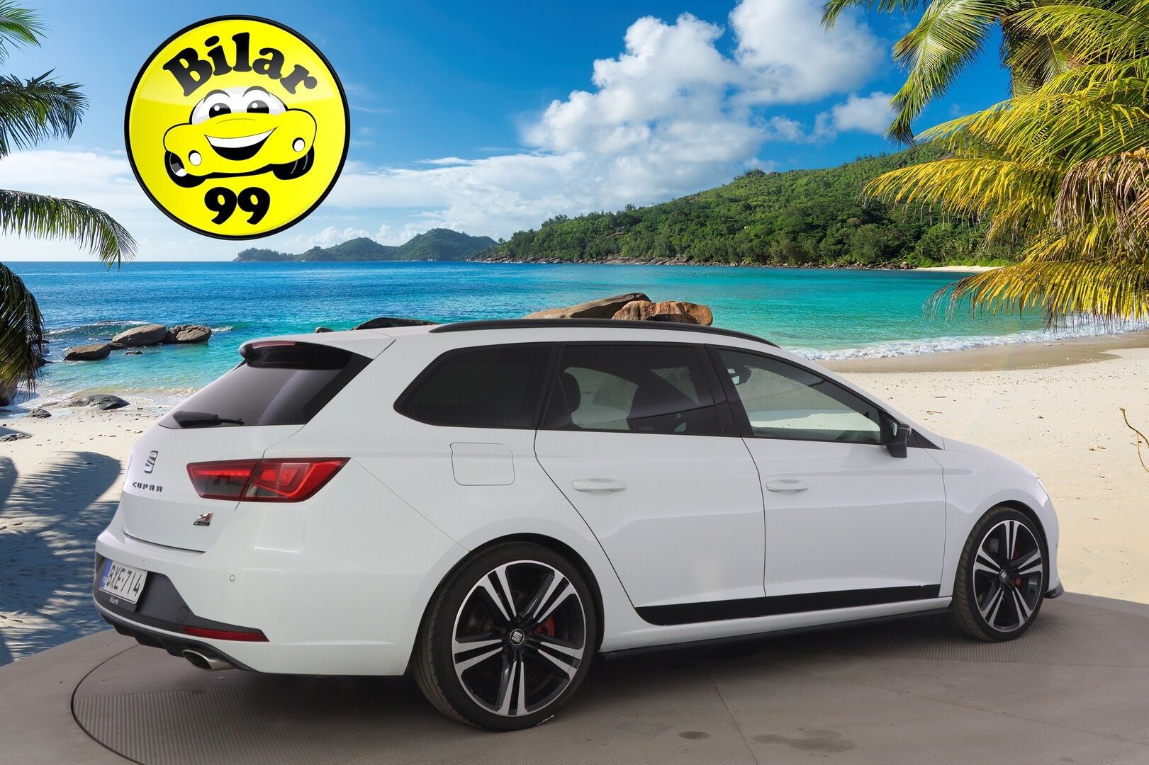 Seat Leon ST 2016 CUPRA ST290 Black Edition * ACC / Webasto / LED / P.tutkat / Apple&Android / Seat äänentoisto *